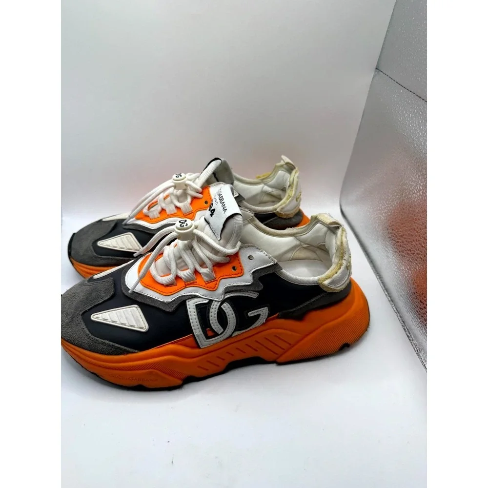 Dolce & Gabbana Daymaster Womens 42 Sneaker Multicolor‎ Leather Lace Up Shoes